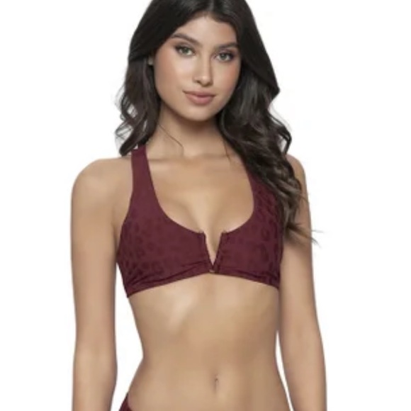 PQ Swim Anthropologie Halter Top Katie Thurston Bachelorette - Picture 3 of 8